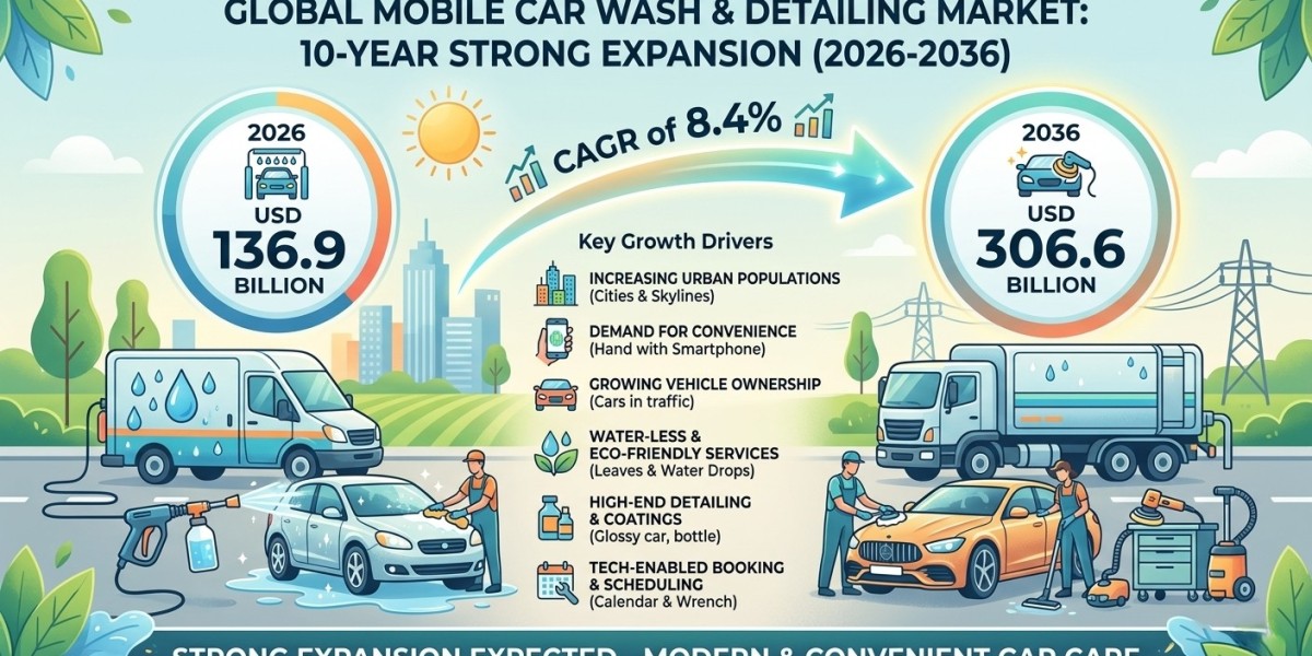 Mobile Car Wash and Detailing Market Forecast 2026–2036: Global Market to Reach USD 306.6 Billion by 2036 at 8.4% CAGR